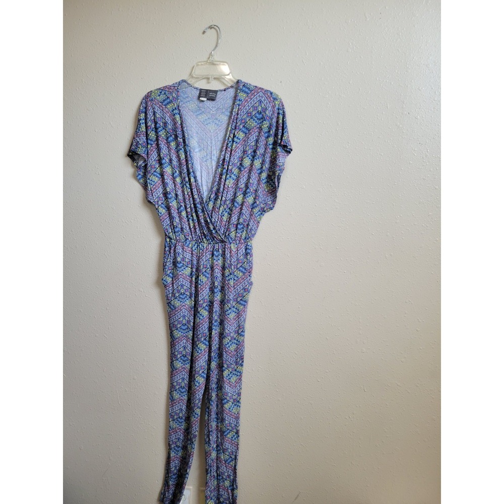 Saturday Sunday Anthropologie Women's Romper Boho Aztec Geometric Jumpsuit‎ Sz M